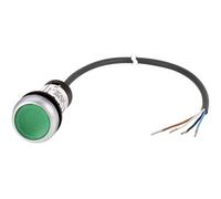Bouton-poussoir plat Eaton C22-DL-G-K10-24-P62 185586 vert 1 pc(s)