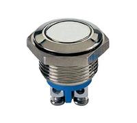 Bouton-poussoir plat en acier inoxydable spst 1no