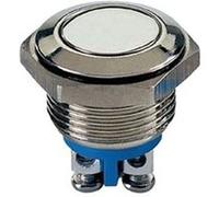 Velleman R1800 F Spst 1 NO 1 NC Plat Bouton poussoir en acier inoxydable, Multicolore