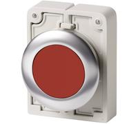 Bouton-poussoir plat, rond, chromé Eaton M30C-FD-R 182918 rouge 1 pc(s)