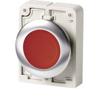 Bouton-poussoir plat, rond, chromé Eaton M30C-FDL-R 182926 rouge 1 pc(s)