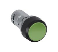 Bouton-poussoir plat série CP CP1-10G-01 | Bouton-poussoir plat vert 22mm 1NC auto-réinitialisation plastique sans lumière