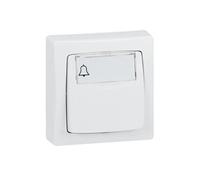 Bouton-poussoir porte étiquette ASL pour appareillage saillie 6A - - 086009