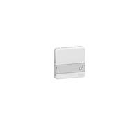 Bouton-poussoir porte-etiquette IP55 IK08 - Composable - Blanc - Mureva Styl