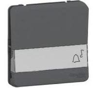 Bouton-poussoir porte-etiquette IP55 IK08 - Composable - Gris - Mureva Styl Gris