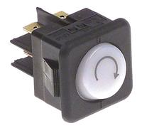 Bouton poussoir pour lave-vaisselle Jemi GS-19, GS-18, GS-6AF, GS-6, GS-7, GS-20, Sammic S-21, SB-22 blanc rond IP40 16 A éclairé 2NO