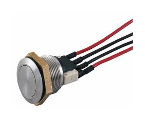 Bouton poussoir précablé en inox pour ventouse électromagnétique CDVI