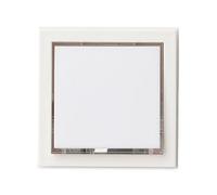 Friedland 230932680 Bouton Poussoir avec Fil Quadra, Blanc