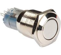Interrupteur GENERIQUE Bouton poussoir rond métallique spdt 1no 1nc