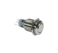 Bouton poussoir rond métallique dpdt 2no 2nc