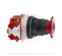 Bouton poussoir Schneider Electric 9001SKR9RH6 Harmony, champignon rouge push...