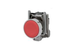Schneider Electric Bouton-poussoir Harmony XB4BA42 affleurant Ø22 1F rouge actionneur plat