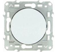 Bouton poussoir SCHNEIDER Odace S52A206 - 10A - 230V - blanc