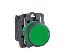 Schneider Electric Bouton-poussoir Harmony XB5AA31, 1 bouton vert décrochage par pression, 1 pc