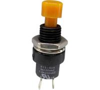 Bouton-poussoir SCI R13-509A-05YL 701117 250 V/AC 1.5 A 1 x Off/(On) à rappel