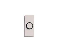 Bouton poussoir Sesame - Filaire - Rectangulaire - Blanc