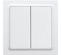 Bouton-poussoir sonde radio Eltako blanc pur brillant F4T55EOR-wg (30056705)