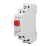 Bouton Poussoir sur Rail Din, AC 230V Interrupteurs à Bouton-Poussoir,Rouge | 2NO 2NC JP9 Bouton-Poussoir sur Rail DIN Volte pour Contacteur de Démarreur Magnétique, Contrôle de Ligne Électrique(Rouge)