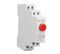 Bouton Poussoir sur Rail Din, Interrupteur à Bouton-poussoir pour Montage sur Rail Din AC230V 2NO 2NC Interrupteur à Bouton-poussoir pour Contacteur de Démarreur Magnétique (A)