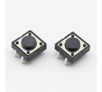 Bouton-poussoir tactile 4 broches CMS G82, 12 x 12 x 5 mm, à réarmement automatique, boîtier DIP avec dessus en cuivre (1 pièce)