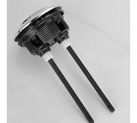 Bouton Poussoir Toilette En ABS, Bouton Réservoir D'eau Toilette À Double Chasse Argenté, Valve Ronde 38/48/58 Mm, Pièces Salle De Bain(Fits 57mm-66mm Hole)