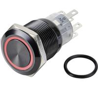 Bouton-poussoir TRU COMPONENTS LAS1-AGQ-22E/R/12V/A TC-9428172 250 V/AC 3 A 2 x Off/(On) IP65 à rappel 1 pc(s)