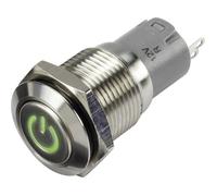 Bouton-poussoir TRU COMPONENTS LAS2GQF-11DT/G/12V/S/P 1303013 48 V/DC 2 A 1 x Off/(On) IP65 à rappel 1 pc(s)