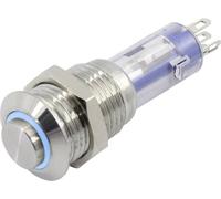 Bouton-poussoir TRU COMPONENTS LAS4GQH-11E/B/12V/S TC-6647568 48 V 2 A 1 x Off/(On) à rappel 1 pc(s)