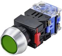 Bouton-poussoir TRU COMPONENTS TC-9428112 LAS0-L-11/G/12V 250 V 5 A 1 x Off/(On) à rappel vert IP40