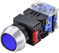 Bouton-poussoir TRU COMPONENTS TC-9428116 LAS0-L-11/B/12V 250 V 5 A 1 x Off/(On) à rappel bleu IP40