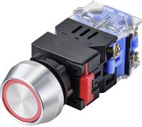 Bouton-poussoir TRU COMPONENTS TC-9428132 LAS0-L-11EB/R/12V 250 V 5 A 1 x Off/(On) à rappel rouge IP40