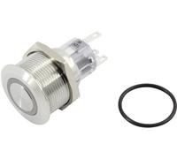 Bouton-poussoir TRU COMPONENTS TC-GQ22-A-11E/B/12V/S203 1602486 250 V 5 A 1 x Off/(On) IP65 à rappel 1 pc(s)