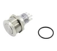 Bouton-poussoir TRU COMPONENTS TC-GQ22-A-22/S203 1602493 250 V 5 A 2 x Off/(On)