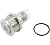 Bouton-poussoir TRU COMPONENTS TC-GQ22-A-22D/B/12V/S203 1602495 250 V 5 A 2 x Off/(On) IP65 à rappel 1 pc(s)