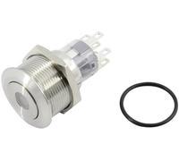 Bouton-poussoir TRU COMPONENTS TC-GQ22-A-22D/B/12V/S203 1602495 250 V 5 A 2 x Off/(On) IP65 à rappel 1 pc(s)