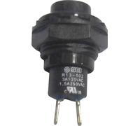 Bouton-poussoir TRU COMPONENTS TC-R13-502A-05BK 1587730 250 V/AC 1.5 A 1 x Off/(On) à rappel