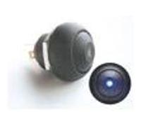 Bouton-poussoir - Velleman - miniature unipolaire a led bleue off-(on) G