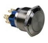 Bouton-poussoir - Velleman - - plat - acier inoxydable - spst 1NO 1NF G