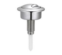 Bouton Poussoir WC Double Chasse - Mécanisme Pour Réservoir Suspendu Ou Fixe | Pièce Détachée Robuste, Anticorrosion | Pour Remplacement Joints, Rénovation, Bricolage