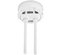 Bouton Poussoir Wc Double pour Réservoir, Rond en Plastique | Deux Options de Chasse D'eau, Structure Monobloc, Installation Rapide, pour Rénovation Salle de Bain