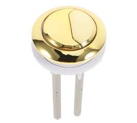 Bouton Poussoir Wc Double Rond en Abs, Tige Extra Longue | Remplacement, Diamètre 4,8 à 5,7cm, Usage Hôtel et Famille, Pièce Facile à Changer Couleur Aléatoire