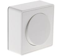 Zenitech - Bouton Poussoir 10A en Saillie Vulco - Installation Facile sans Outils - Idéal pour tous Intérieurs - Fixation Simple par Clips - Blanc