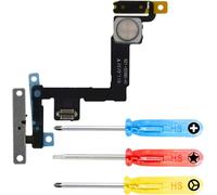 Bouton Power/Volume Contrôle Compatible Avec Iphone 11 2019-Bouton Marche Arrêt/Silencieux Nappe Flex Remplacement-Incl. Microphone,Flash Et Tournevis