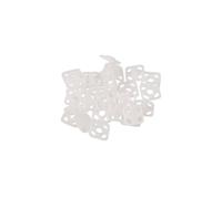 Bouton Pres. Plast.Blanc B15