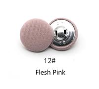 Bouton Pression 50Pcs 11-30mm Cloth Covered Button For Sewing Bag Coat Shirt Shank Buttons Decorative Buckles DIY Garment Accessories(Color-12,25mm)