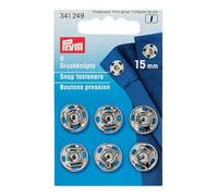 Bouton,Pression À Coudre 15 Mm 3 Pcs Argent