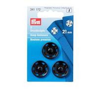 Bouton,Pression À Coudre 21 Mm 3 Pcs Noir