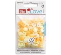 Bouton pression Color Love Mini 19mm X 36 - Prym - certifié Oeko-Tex(...) - Jaune Jaune G