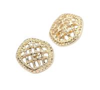 Bouton Pression Irregular Shape Gold Metal Buttons For Clothing Jacket Blazer Knitwear DIY Crafts Sewing Accessories(Color 3,23mm 6pcs)