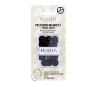 Bouton pression magique - BOHIN - 13mm - Plastique - Couleur: Noir - Expédié de France